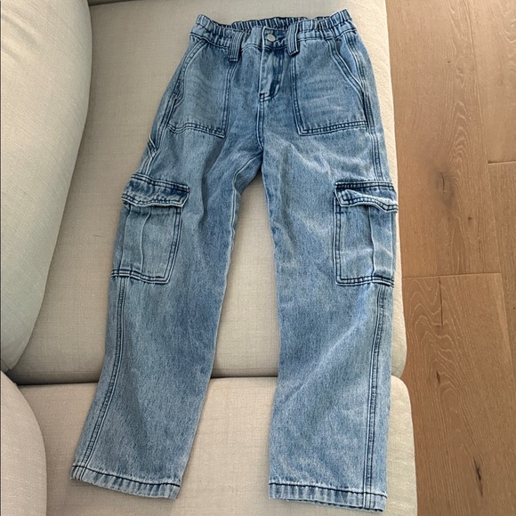 Blank NYC Kids Blue Cargo Jeans - Picture 1 of 3